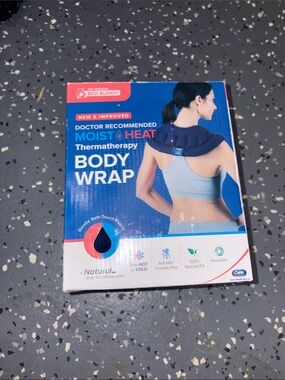 Moist Heat Thermatherapy Body Wrap - Blue